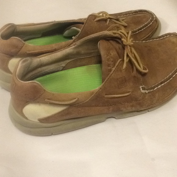 Sperry leather Super Fleet top sider loafers. - Picture 3 of 5